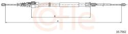 COFLE Cablu, frana de parcare COFLE 10.7562 (10.7562) - automobilus