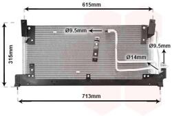 VAN WEZEL Condensator, climatizare VAN WEZEL 37005224 (37005224)