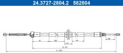 ATE Cablu, frana de parcare ATE 24.3727-2804.2 (24.3727-2804.2)