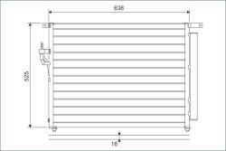 VALEO Condensator, climatizare VALEO 822603 (822603) - automobilus