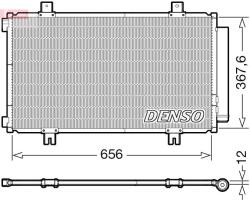 DENSO Condensator, climatizare DENSO DCN47009 (DCN47009) - automobilus