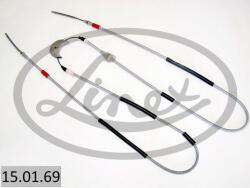 LINEX Cablu, frana de parcare LINEX 15.01. 69 (15.01.69)