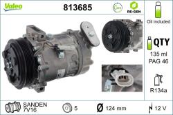 VALEO Compresor, climatizare VALEO RE-GEN REMANUFACTURED 813685 (813685)