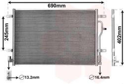 VAN WEZEL Condensator, climatizare VAN WEZEL 03005194 (03005194)