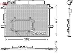 DENSO Condensator, climatizare DENSO DCN17065 (DCN17065)