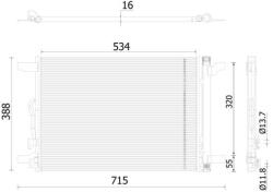 MAHLE Condensator, climatizare MAHLE BEHR AC 915 000S (AC 915 000S)