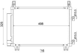 MAHLE Condensator, climatizare MAHLE BEHR AC 793 000S (AC 793 000S)