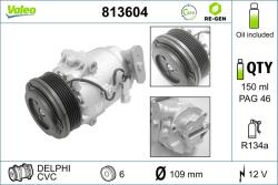 VALEO Compresor, climatizare VALEO RE-GEN REMANUFACTURED 813604 (813604)