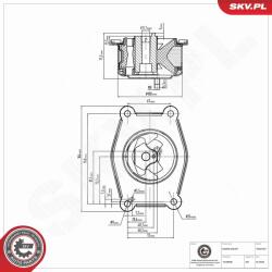 ESEN SKV Suport motor ESEN SKV 75SKV207 (75SKV207)