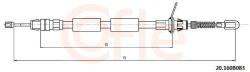 COFLE Cablu, frana de parcare COFLE 20.160B083 (20.160B083)