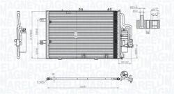 Magneti Marelli Condensator, climatizare MAGNETI MARELLI 350203770000 (350203770000) - automobilus