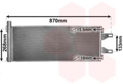 VAN WEZEL Condensator, climatizare VAN WEZEL 09005248 (09005248)