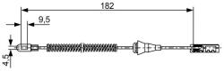 Bosch Cablu, frana de parcare BOSCH 1 987 482 449 (1 987 482 449) - automobilus