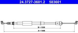 ATE Cablu, frana de parcare ATE 24.3727-3601.2 (24.3727-3601.2)