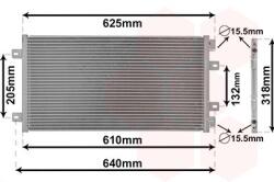 VAN WEZEL Condensator, climatizare VAN WEZEL 17005219 (17005219)