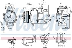 NISSENS Compresor, climatizare NISSENS ** FIRST FIT ** 890773 (890773)