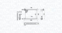 Magneti Marelli Schimbător de căldură, încălzire habitaclu MAGNETI MARELLI 350218459000 (350218459000) - automobilus