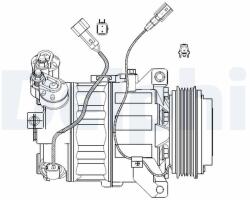 DELPHI Compresor, climatizare DELPHI CS20482 (CS20482) - automobilus
