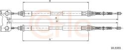 COFLE Cablu, frana de parcare COFLE 10.5355 (10.5355) - automobilus
