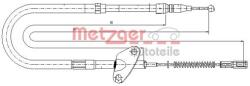 Metzger Autoteile Cablu, frana de parcare METZGER AUTOTEILE 10.9872 (10.9872)