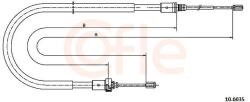COFLE Cablu, frana de parcare COFLE 10.6035 (10.6035) - automobilus