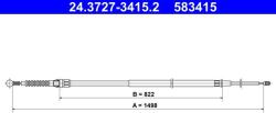 ATE Cablu, frana de parcare ATE 24.3727-3415.2 (24.3727-3415.2)