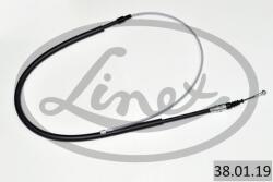 LINEX Cablu, frana de parcare LINEX 38.01. 19 (38.01.19) - automobilus