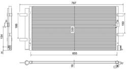 E-KRAFT Condensator, climatizare E-KRAFT 1924005034 (1924005034)