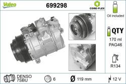 VALEO Compresor, climatizare VALEO CORE-FLEX 699298 (699298)