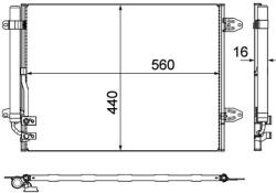 MAHLE Condensator, climatizare MAHLE BEHR *** PREMIUM LINE *** AC 733 000P (AC 733 000P)