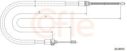 COFLE Cablu, frana de parcare COFLE 10.6033 (10.6033) - automobilus