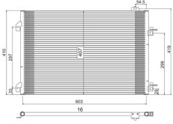 E-KRAFT Condensator, climatizare E-KRAFT 1924005365 (1924005365)