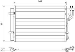 VALEO Condensator, climatizare VALEO 822582 (822582) - automobilus
