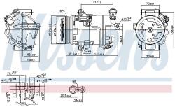 NISSENS Compresor, climatizare NISSENS ** FIRST FIT ** 890006 (890006)