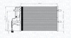 Magneti Marelli Condensator, climatizare MAGNETI MARELLI 350203844000 (350203844000) - automobilus