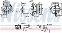 NISSENS Compresor, climatizare NISSENS ** FIRST FIT ** 890172 (890172)