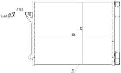 MTR Condensator, climatizare MTR 13054790 (13054790)