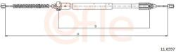 COFLE Cablu, frana de parcare COFLE 11.6597 (11.6597) - automobilus