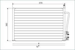 VALEO Condensator, climatizare VALEO 817664 (817664) - automobilus