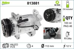 VALEO Compresor, climatizare VALEO RE-GEN REMANUFACTURED 813881 (813881)