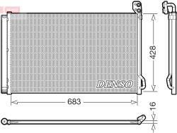 DENSO Condensator, climatizare DENSO DCN99083 (DCN99083)