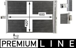 MAHLE Condensator, climatizare MAHLE BEHR *** PREMIUM LINE *** AC 68 000P (AC 68 000P)