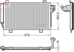 DENSO Condensator, climatizare DENSO DCN44015 (DCN44015) - automobilus