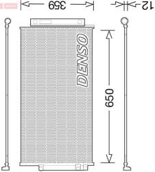 DENSO Condensator, climatizare DENSO DCN09047 (DCN09047)