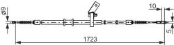 Bosch Cablu, frana de parcare BOSCH 1 987 482 268 (1 987 482 268) - automobilus