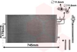 VAN WEZEL Condensator, climatizare VAN WEZEL *** IR PLUS *** 18005367 (18005367)