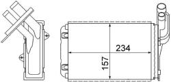 MAHLE Schimbător de căldură, încălzire habitaclu MAHLE BEHR AH 99 000S (AH 99 000S)