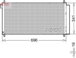 DENSO Condensator, climatizare DENSO DCN50121 (DCN50121) - automobilus