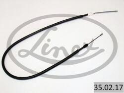 LINEX Cablu, frana de parcare LINEX 35.02. 17 (35.02.17)