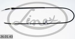 LINEX Cablu, frana de parcare LINEX 26.01. 43 (26.01.43)